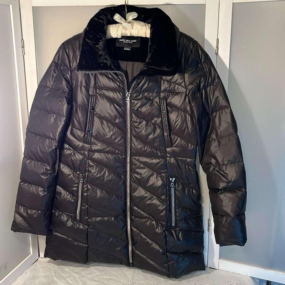 Marc New York puffer jacket, Black Size small